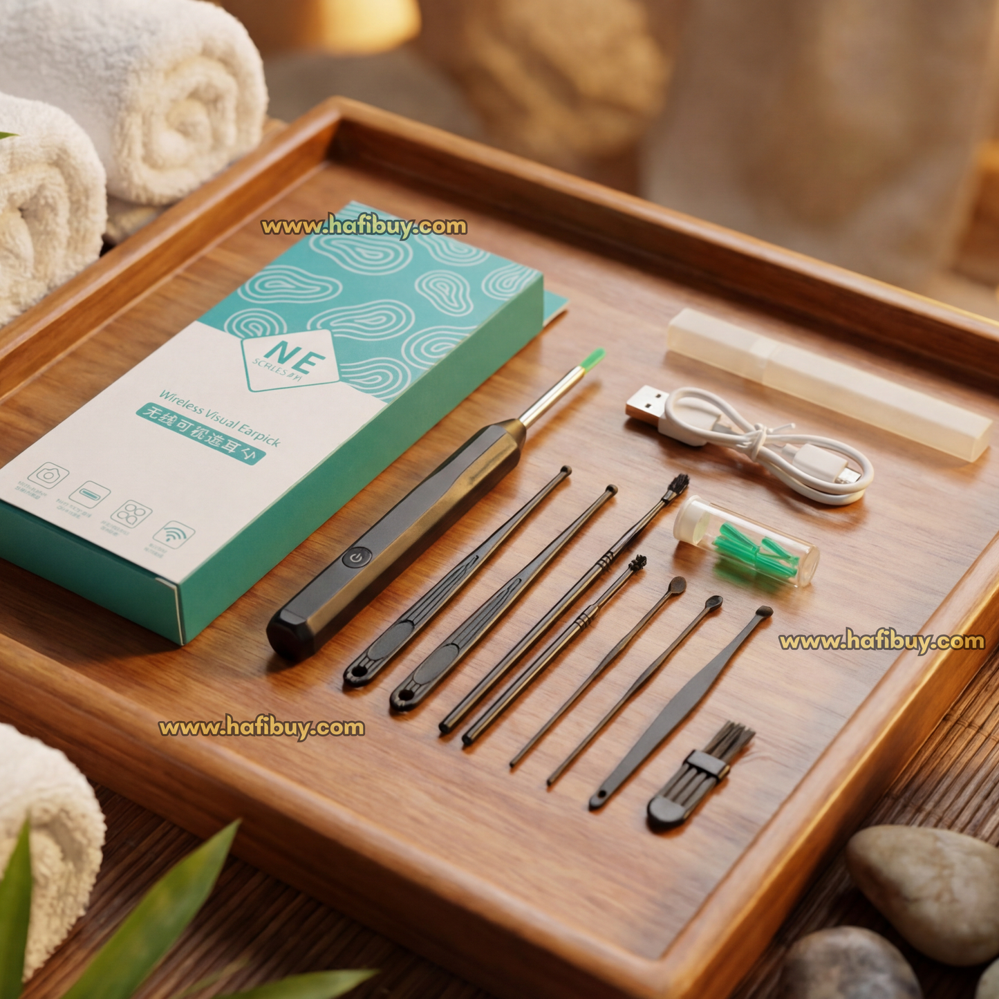 Wireless Camera Earpick - ক্যামেরা দিয়ে দেখে, কানের ময়লা পরিষ্কার করুন!